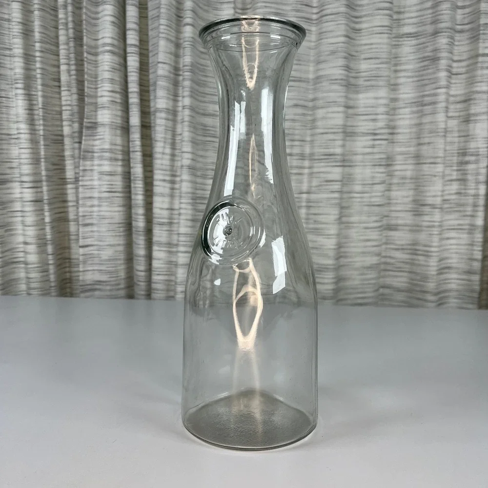 Anchor Hocking Carafe Clear 1L Full Litre Glass Decanter 11